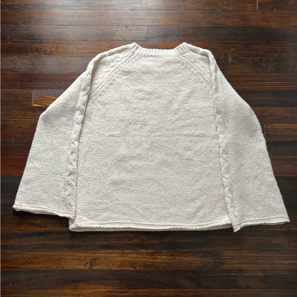 Women’s Hyfve Chunky Crewneck Sweater with Bell Sleeves - Picture 4 of 7